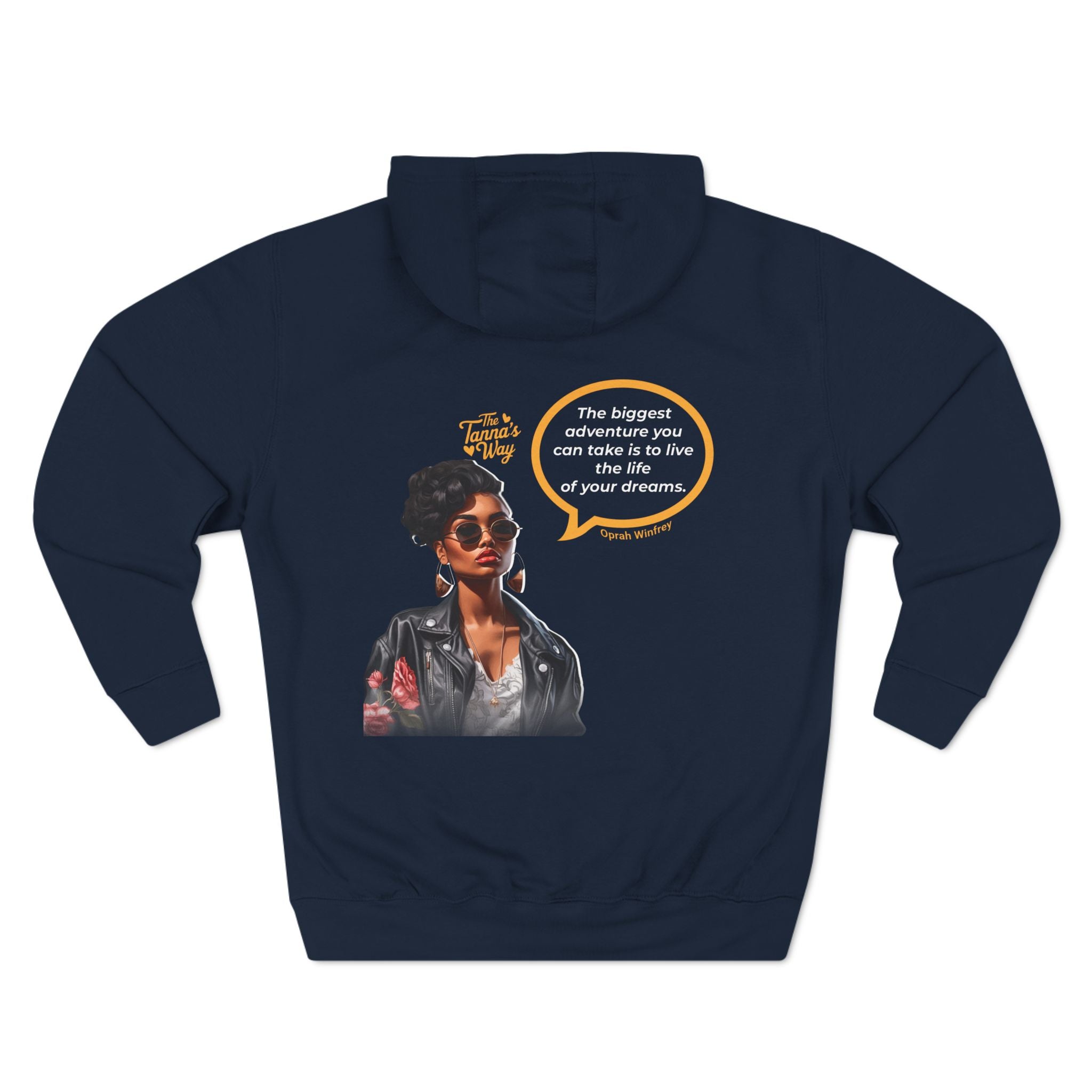 Oprah Winfrey | Three-Panel Fleece Hoodie